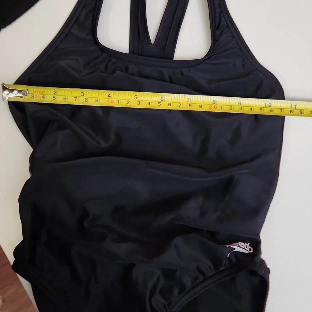 Speedo Swimsuit Womens Size 8 Black Pro LT
